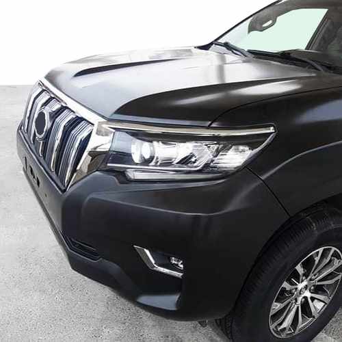 Вії на фари Toyota Land Cruiser Prado 150 2018+ (оригінальний дизайн)