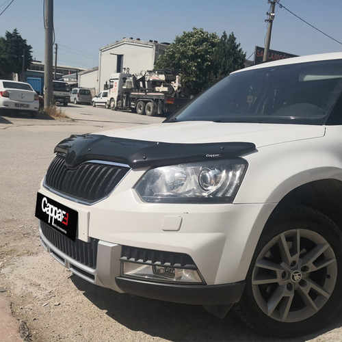 Дефлектор капота 2013-2022 (EuroCap) для Skoda Yeti 2010↗ мм.