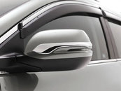 Смужки на дзеркала (2 шт, ABS) для Honda CRV 2012-2016 рр.