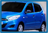 Окантовка вікон (6 шт, нерж.) для Hyundai I-10 2008-2013рр.