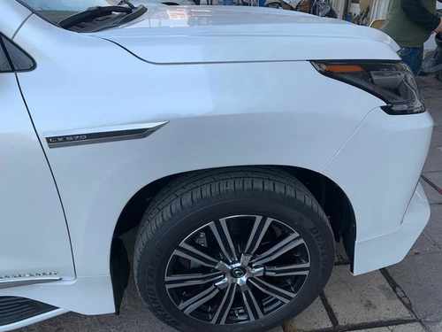 Комплект шильдиків під карбон (4 шт) для Lexus LX570/450d