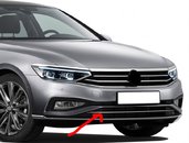 Верхня смужка в бампер (2019-2022, 1 шт, нерж) для Volkswagen Passat B8 2015↗ мм.