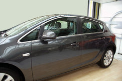 Повна окантовка вікон (HB, 12 шт, нерж) для Opel Astra J 2010↗ мм.