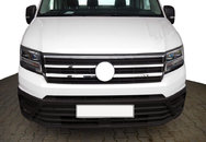 Хром накладки на решітку (4 шт, нерж) для VW Crafter 2017+ Omsa Line (Туреччина)