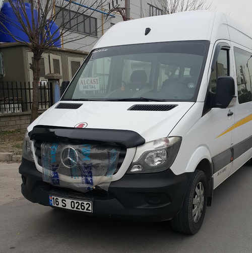 Дефлектор капота (V2, EuroCap) для Mercedes Sprinter 2013-2018рр.