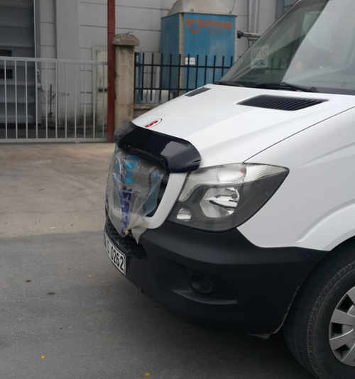 Дефлектор капота (V2, EuroCap) для Mercedes Sprinter 2013-2018рр.