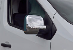 Хром накладки для Opel Vivaro 2015+ накладки на дзеркала пласт Carmos (Туреччина)