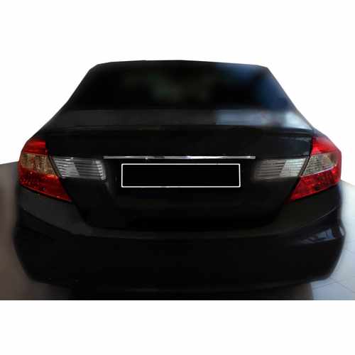 Хром накладка над номером на кришку багажника (нерж.) для Honda Civic 2012+