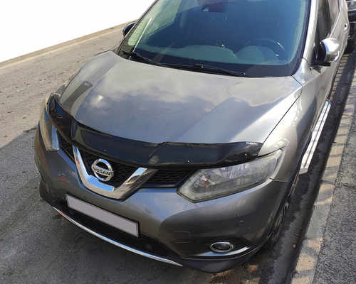 Дефлектор капота (EuroCap) для Nissan X-trail T32/Rogue 2014-2021