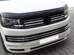 Накладки на решітку бампера (6 шт, нерж) для Volkswagen T6 2015-2019