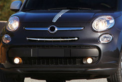 Накладки на решітку (popstar, нерж.) для Fiat 500/500L
