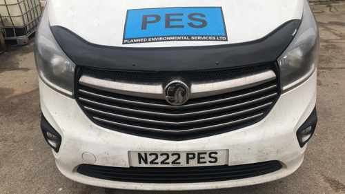 Дефлектор капота (EuroCap) для Opel Vivaro 2015-2019рр.