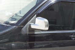 Хром накладки на дзеркала (сірий мат) для VW Caddy 2004-2011
