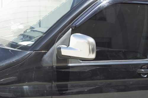 Хром накладки на дзеркала (сірий мат) для VW Caddy 2004-2011
