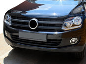 Хром окантовка на протитуманні ліхтарі (нерж.) 2 шт. Omsa для Amarok 2010-2012