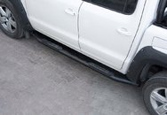 Бокові пороги Amazon Black (2 шт., чорні) для Volkswagen Amarok