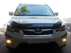 Дефлектор капота (EuroCap) для Subaru XV 2011-2017 років.