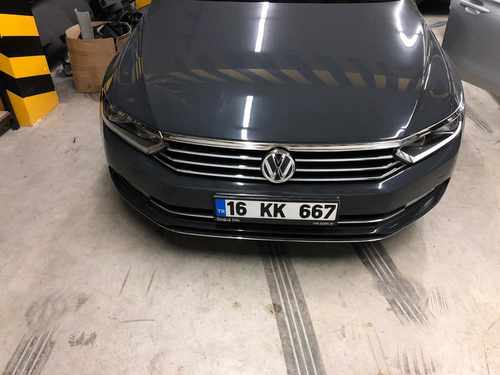 Вії на фари і грати (нерж.) 3 шт. для VW Passat B8 2015-