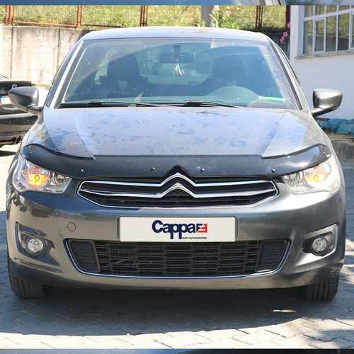 Дефлектор капота (EuroCap) для Citroen C-Elysee 2012↗ мм.