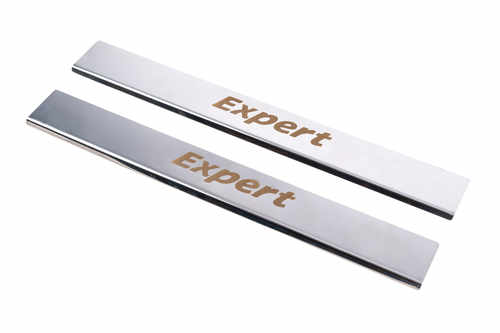 Накладки на пороги (2 шт) для Peugeot Expert 2007-2017