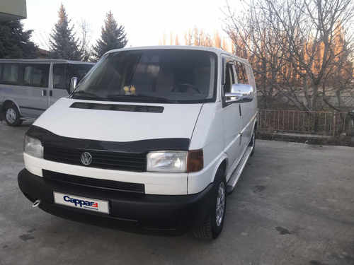 Дефлектор капота (прямі фари) (EuroCap V1) для Volkswagen T4 Caravelle/Multivan