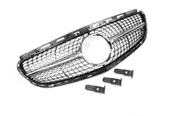 Передня решітка Diamond Silver (2013-2016) для Mercedes E-сlass W212 2009-2016рр.