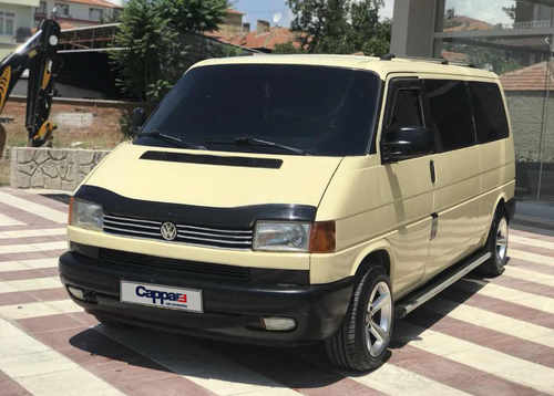Дефлектор капота (прямі фари) (EuroCap V1) для Volkswagen T4 Caravelle/Multivan