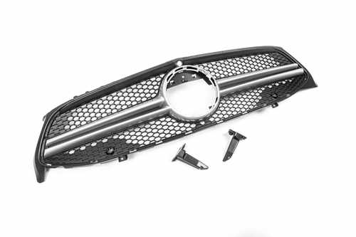 Передня решітка (AMG Silver) для Mercedes CLA C118 2019↗︎ мм.