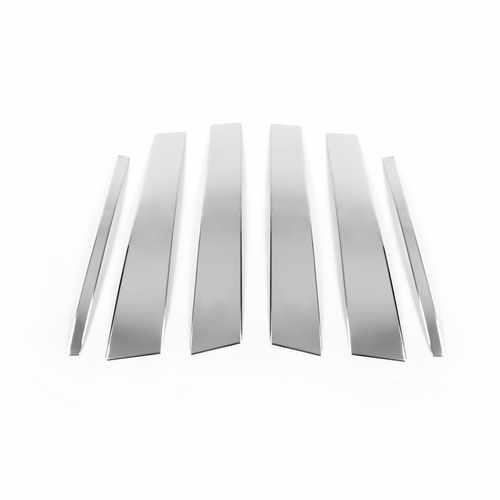 Накладки на стійки (нерж) для Volkswagen Golf 7