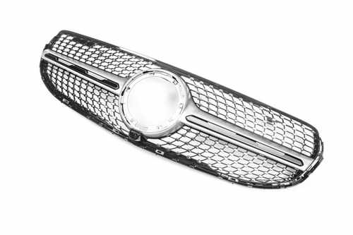 Передня решітка Diamond Silver для Mercedes GLC X253, GLC coupe C253 2019-2022