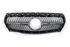 Передня решітка (2013-2016, Diamond Silver) для Mercedes CLA C117 2013-2019рр.