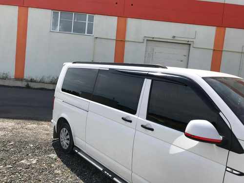 Алюмінієві рейлінги інтегровані для VW T5, T6 чорні (Довга база)