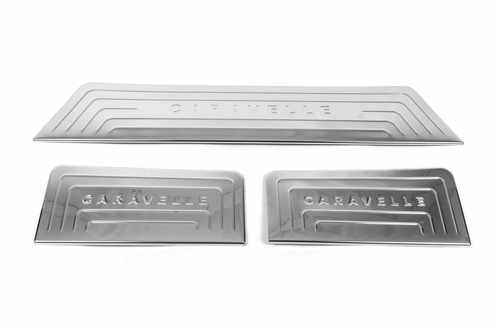 Накладки на дверні пороги (нерж.) Omsa Line для VW T5 Caravelle 2003-2015