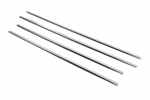 Окантовка вікон (4 шт., нерж.) для Mitsubishi Pajero Wagon IV