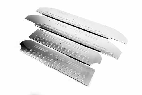 Хром накладки на дверні пороги (3 шт.) Omsa для Vito 639 2004+