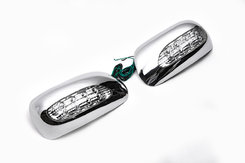 Накладки на дзеркала під LED (2002-2005, 2 шт., пласт) для Toyota Corolla 2002-2007 років.