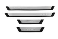 Накладки на пороги Flexill (4 шт) для Peugeot Sport Traveller 17-/Citroen SpaceTourer 17-/Opel Vivaro 2019+, Toyota Proace 2017+