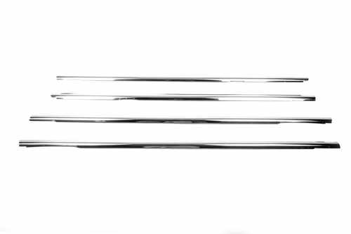 Хром накладки для VW Jetta 06-11 окантовка вікон нерж Carmos (Туреччина)