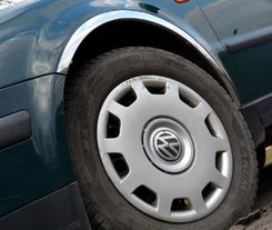 Накладки на арки (4 шт, нерж) SW, 1996-2000 для Volkswagen Passat B5 1997-2005 років.
