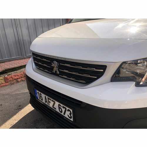 Планка над номером (нерж.) для Peugeot Partner/Rifter 2019-