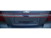 Хром накладка на задню планку нерж для Chevrolet Aveo 2006-2012 Carmos (Туреччина)