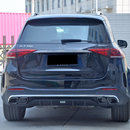 Задній дифузор з насадками Chrome для Mercedes GLE coupe C167 2019↗︎ мм.