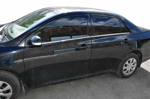 Хром нижні молдинги стекол (нерж.) для Toyota Corolla 2007-2012