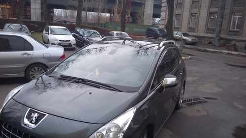 Рейлінги Skyport Grey для Peugeot 3008 2008-2016 рр.