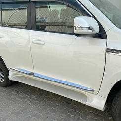 Молдинги на двері хром ABS для Toyota Prado 150 дизайн 2018 року