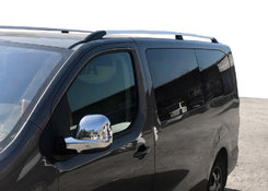 Рейлінги Хром XL база, пластикова ніжка для Peugeot Traveller 2017 рр.