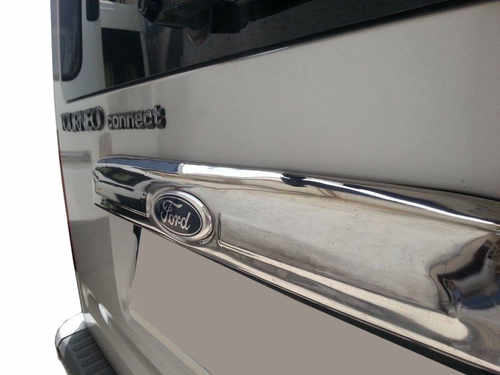 Хром накладки для Ford Connect 10-14 задня планка нерж Carmos (Туреччина)