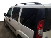 Рейлінги Чорні Максі база, пластикові ніжки для Fiat Doblo II 2005↗ мм.