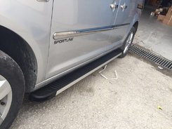 Хром молдинг дверний OmsaLine для VW Caddy 2004-2015 (коротка база)