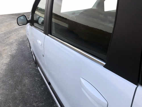 Хром нижні молдинги стекол (нерж.) для Renault Lodgy 2013+